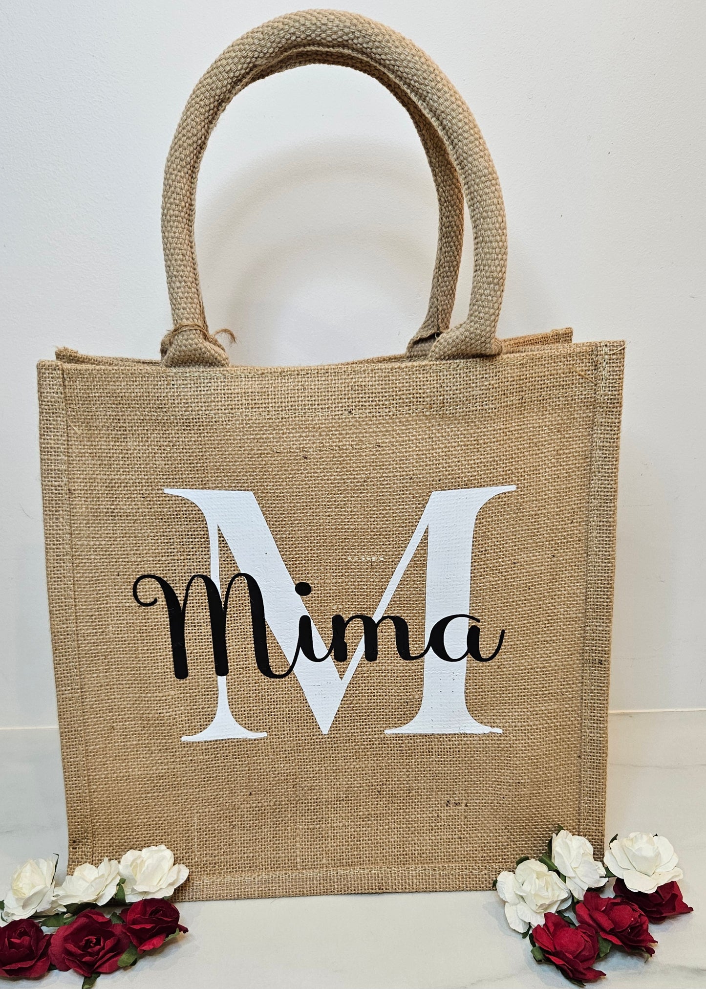Sac en jute moyen format